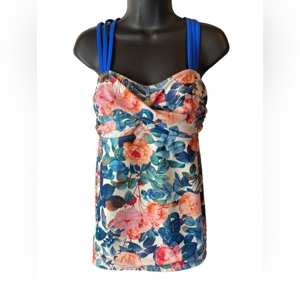 Lime Ricki Floral Tankini Size Large